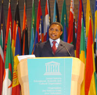 Kikwete in Genf Foto: UNESCO