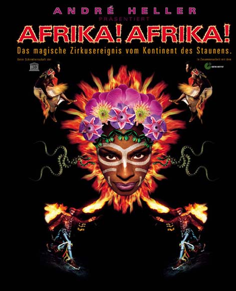 Plakat Afrika! Afrika! Tourplakat