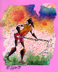 Bild eines tansanischen Künstlers