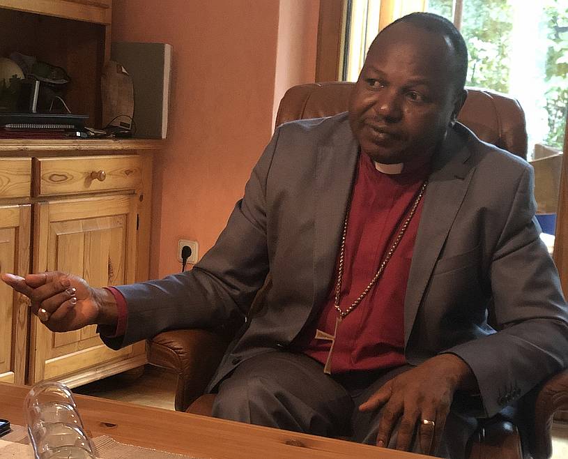 Foto: Werner Blauth Bischof Dr. Msafiri J. Mbilu