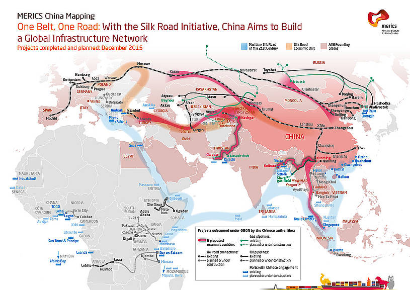Die geplante chinesische 'Neue Maritime Seidenstraße'