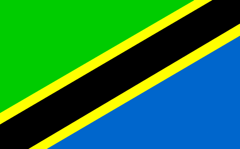 Nationalflagge Tansania