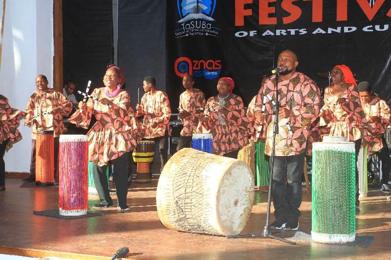 Auftritt der Bagamoyo Players beim Festival 2019
