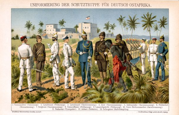 Uniforms of the German Schutztruppe